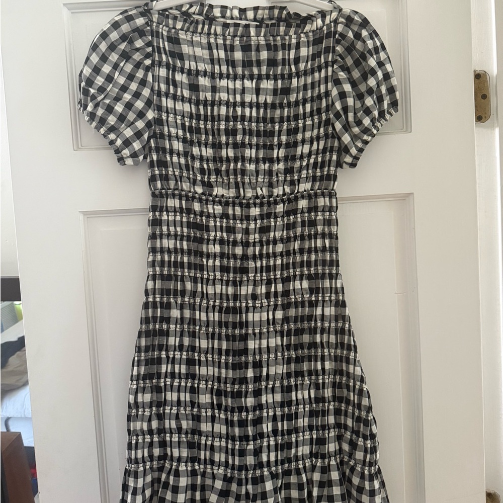 Black and White Checkered Dress